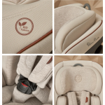 Silver Cross Balance i-Size 嬰兒汽車安全座椅 (杏色) - 適用15個月至12歲、多段調節